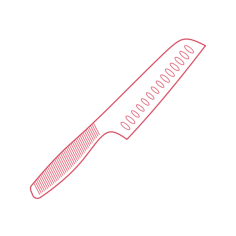 Objects Kitchen Knives Ikea 365 Vegetable Knife Stencil Svg Design File, Free Vectors File